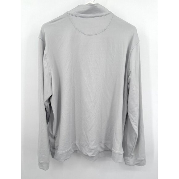 Magaschoni Men's 1/4 Zip Gray Long Sleeve Size XXL Pullover - Picture 3 of 4